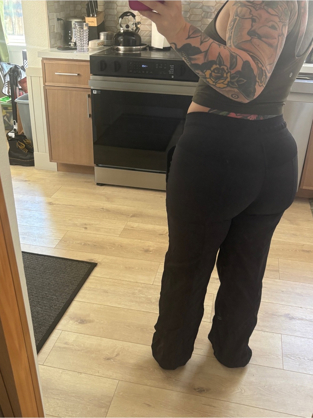 Black Lululemon Studio Pants